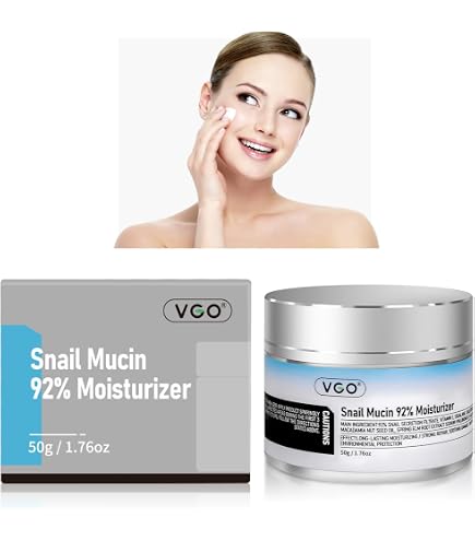 Amazon.com: VGO Snail Mucin 92% Daytime Moisturizer 1.76 OZ + Pro